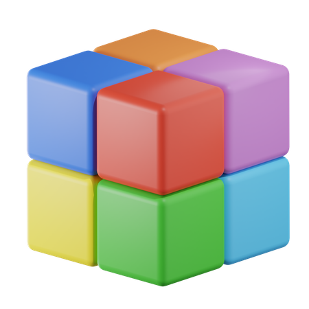 Rubik Cube  3D Icon