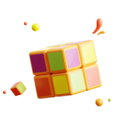 Rubik Cube  3D Icon