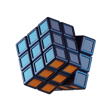 Rubik Cube  3D Icon