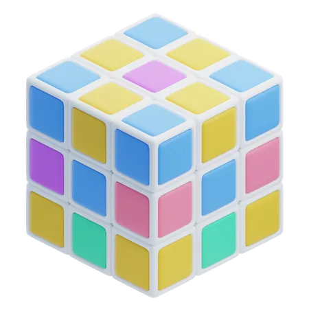 Rubik Cube  3D Icon