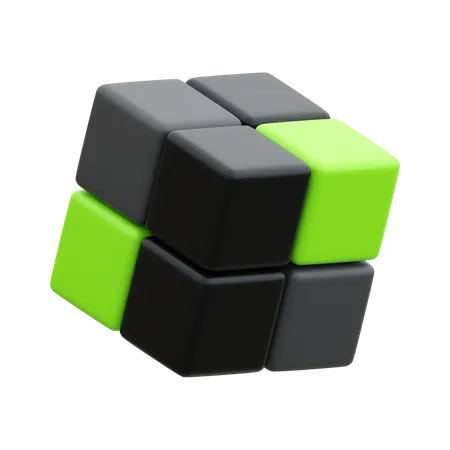 Rubik Cube  3D Icon