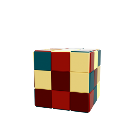 Rubik Cube  3D Icon