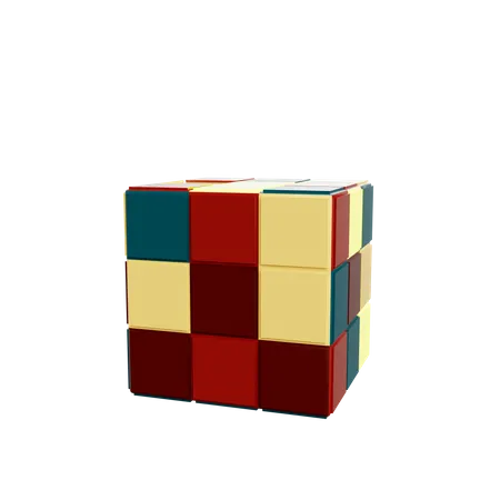 Rubik Cube  3D Icon