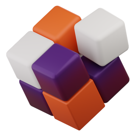 Rubik Cube  3D Icon