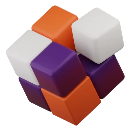 Rubik Cube  3D Icon