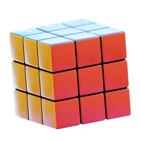 RUBIK CUBE  3D Icon