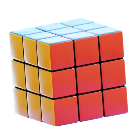 RUBIK CUBE  3D Icon