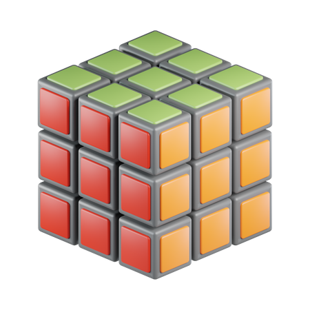 Rubik Cube  3D Icon