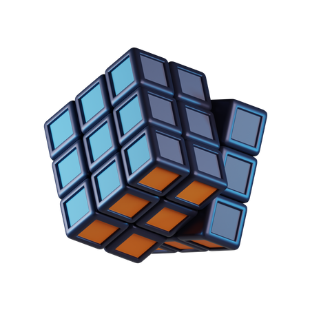 Rubik Cube  3D Icon
