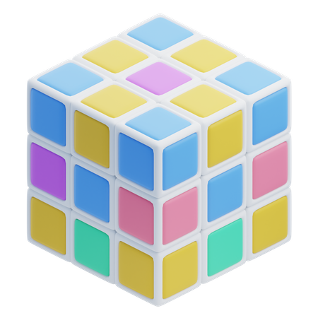 Rubik Cube  3D Icon