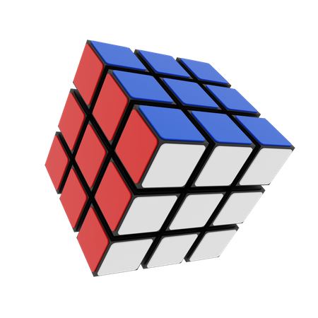 Rubiks Cube 3D Illustration