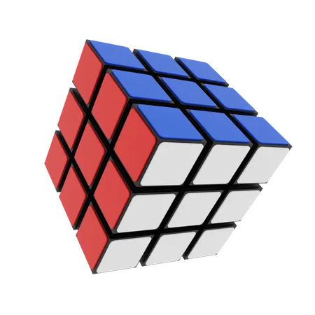 Rubiks Cube  3D Illustration