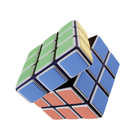 Rubiks Cube  3D Icon