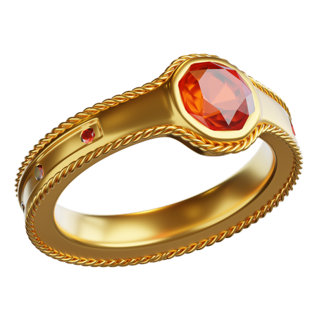 Ruby Ring  3D Icon