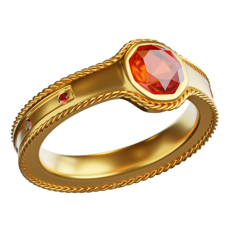 Ruby Ring  3D Icon