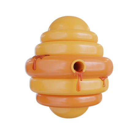 Ruche d'abeilles  3D Icon