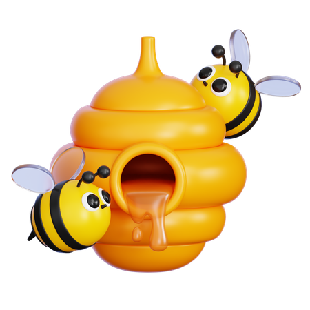 Ruche  3D Icon