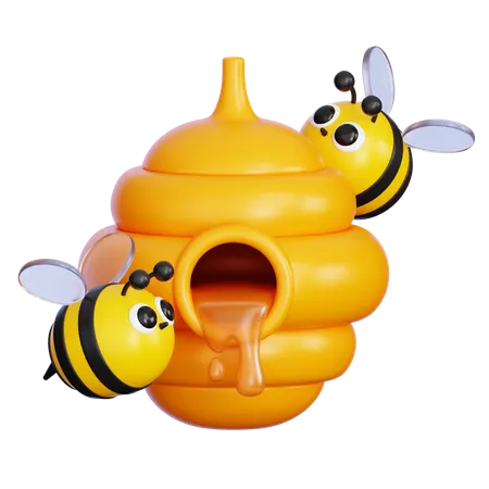 Ruche  3D Icon