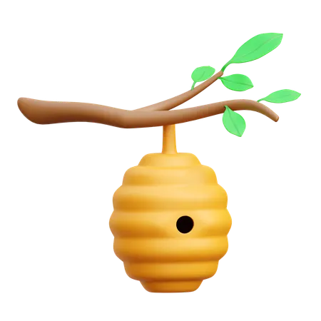 Ruche d'abeilles  3D Icon