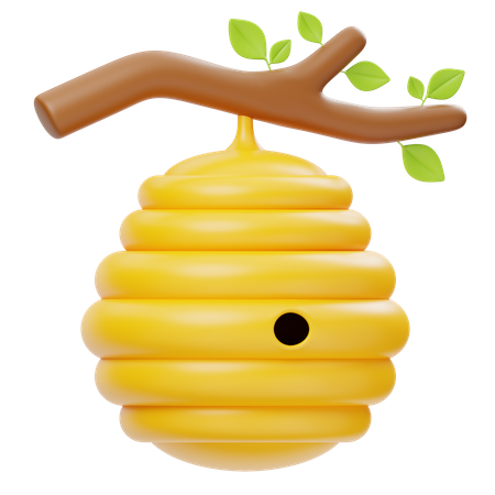 Ruche d'abeilles  3D Icon