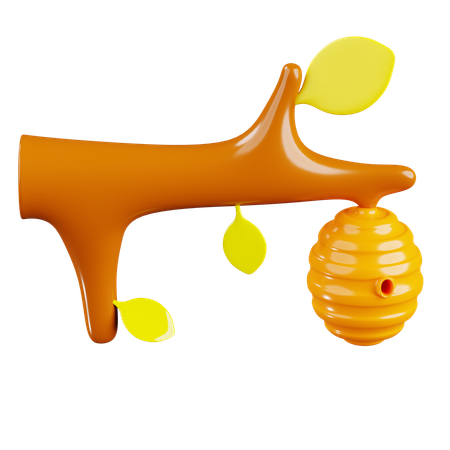 Ruche d'abeilles  3D Icon
