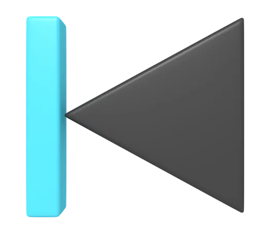 Rücklaufspur  3D Icon