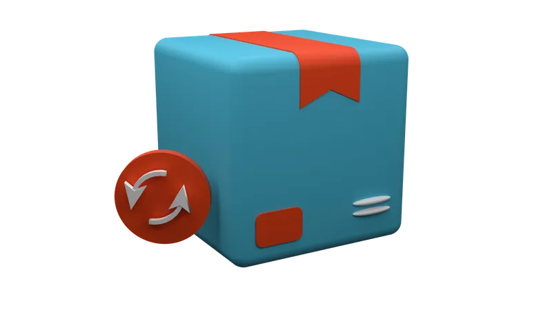 Zurückkehren  3D Icon