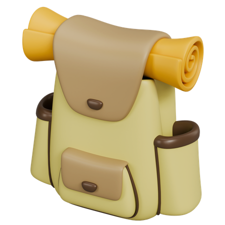 Rucksack  3D Icon