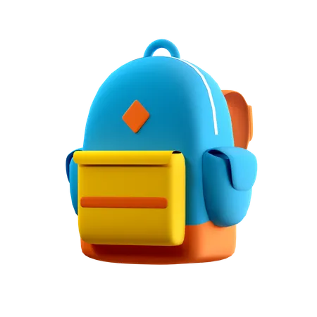 Rucksack  3D Illustration