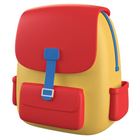 Rucksack  3D Illustration