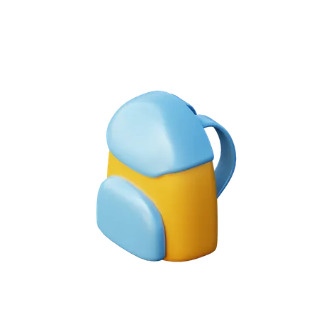 Rucksack  3D Illustration