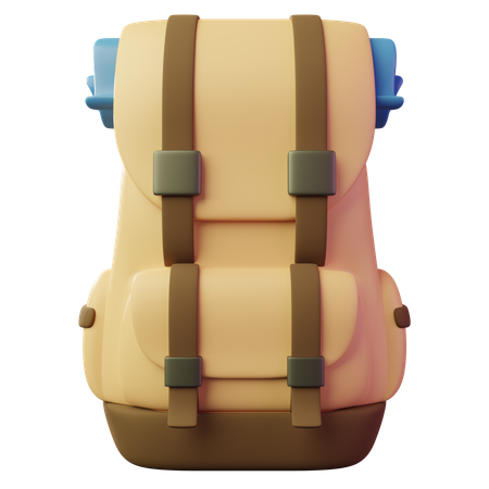 Rucksack  3D Illustration