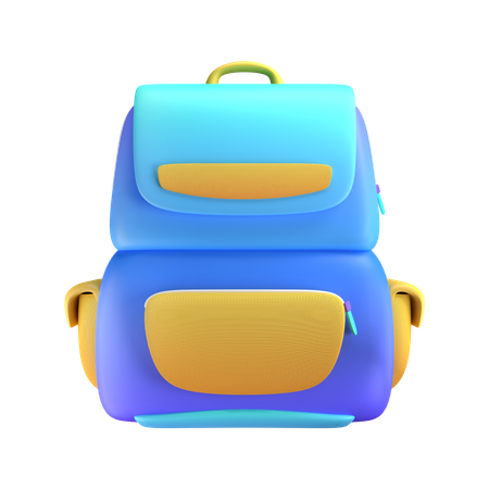 Rucksack  3D Illustration