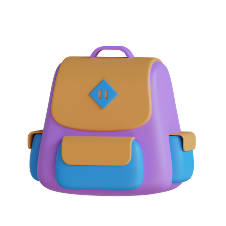 Rucksack  3D Icon