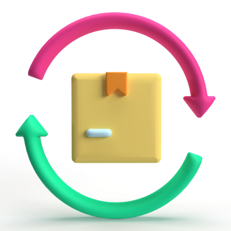 Rückgabebox  3D Icon