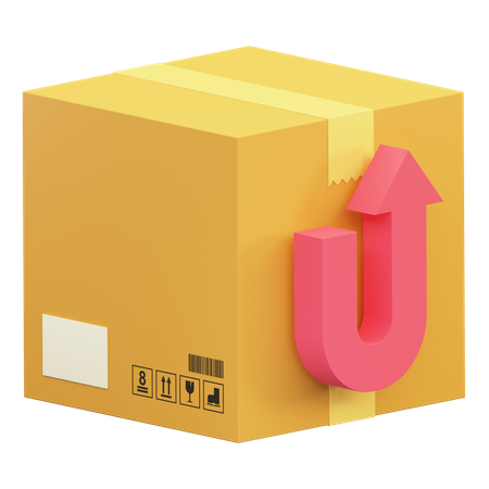 Rückgabebox  3D Illustration