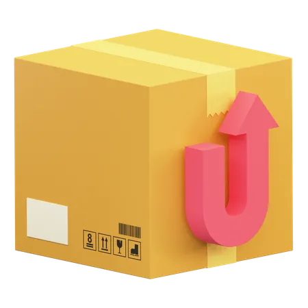 Rückgabebox  3D Illustration