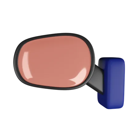 Rückspiegel  3D Icon