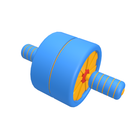 Rueda abdominal  3D Icon