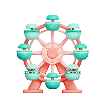 Rueda de la fortuna  3D Icon