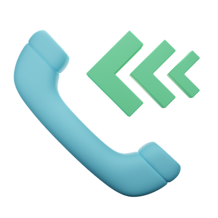 Ruf zurück  3D Icon