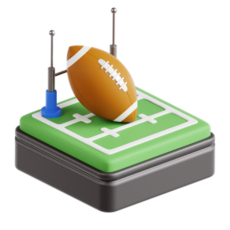 Rugby  3D Icon