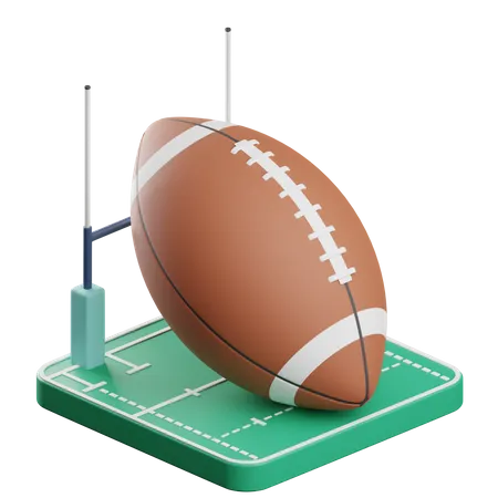 Rugby  3D Icon