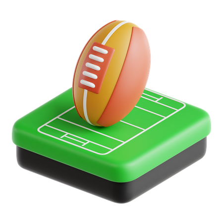 Rugby  3D Icon