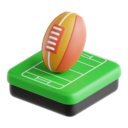 Rugby  3D Icon