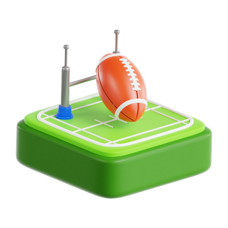 Rugby  3D Icon