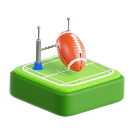 Rugby  3D Icon