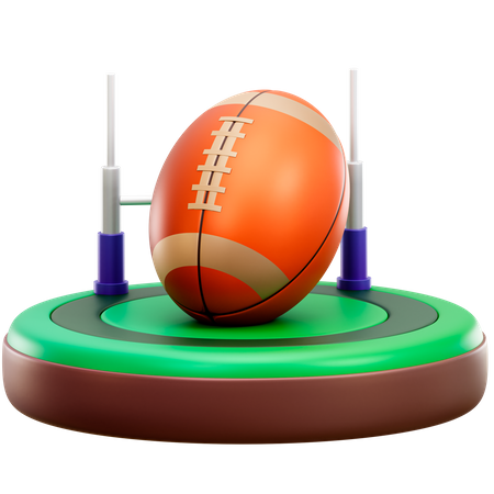 Rugby  3D Icon