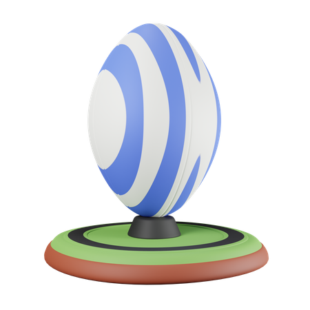 Rugby  3D Icon