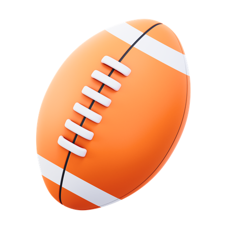 Rugby ball  3D Icon